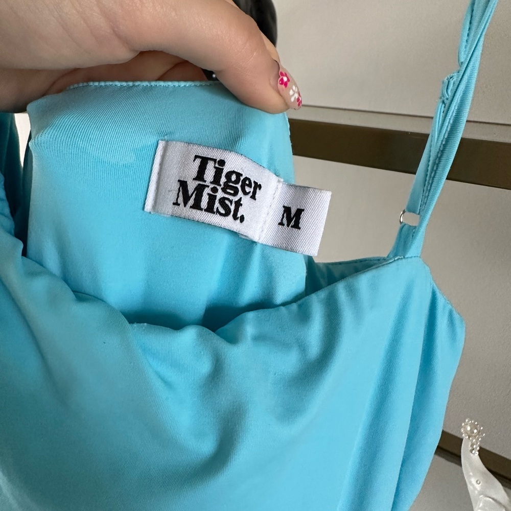 Tiger mist blue dress - Picture 3 of 5